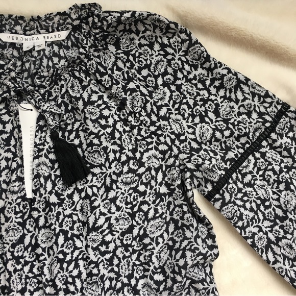 NWT Rare Veronica Beard Danica Floral Dress - Picture 2 of 16